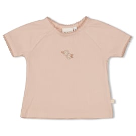Feetje t-shirt roze Flower Field
