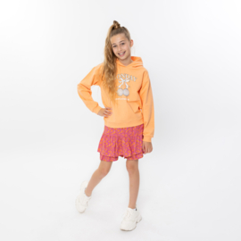 No Way Monday hoodie loosse fit faded orange