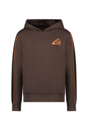 Tygo & Vito hoody dark choco Harm