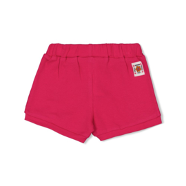Feetje short fuchsia Love Peace Aloha