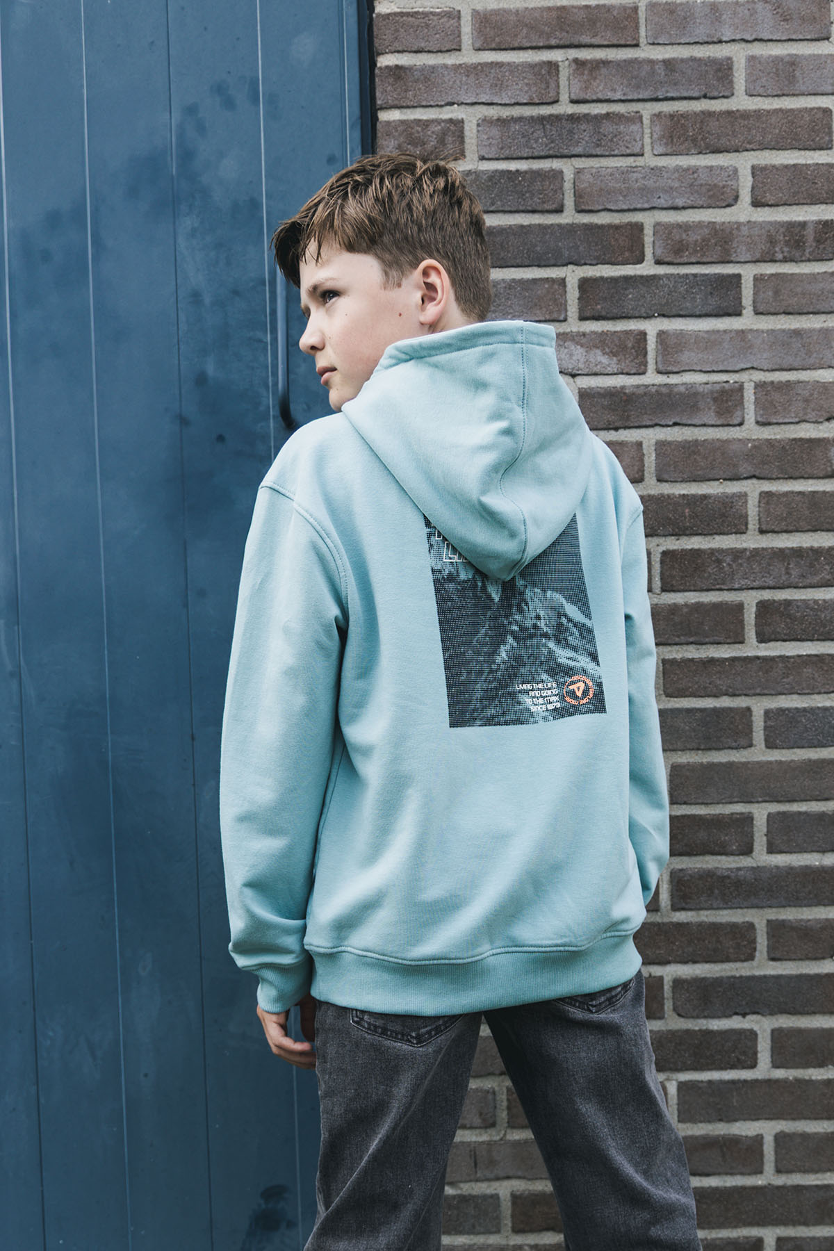 Tygo & Vito nextGen hoody Nigel mineral blue
