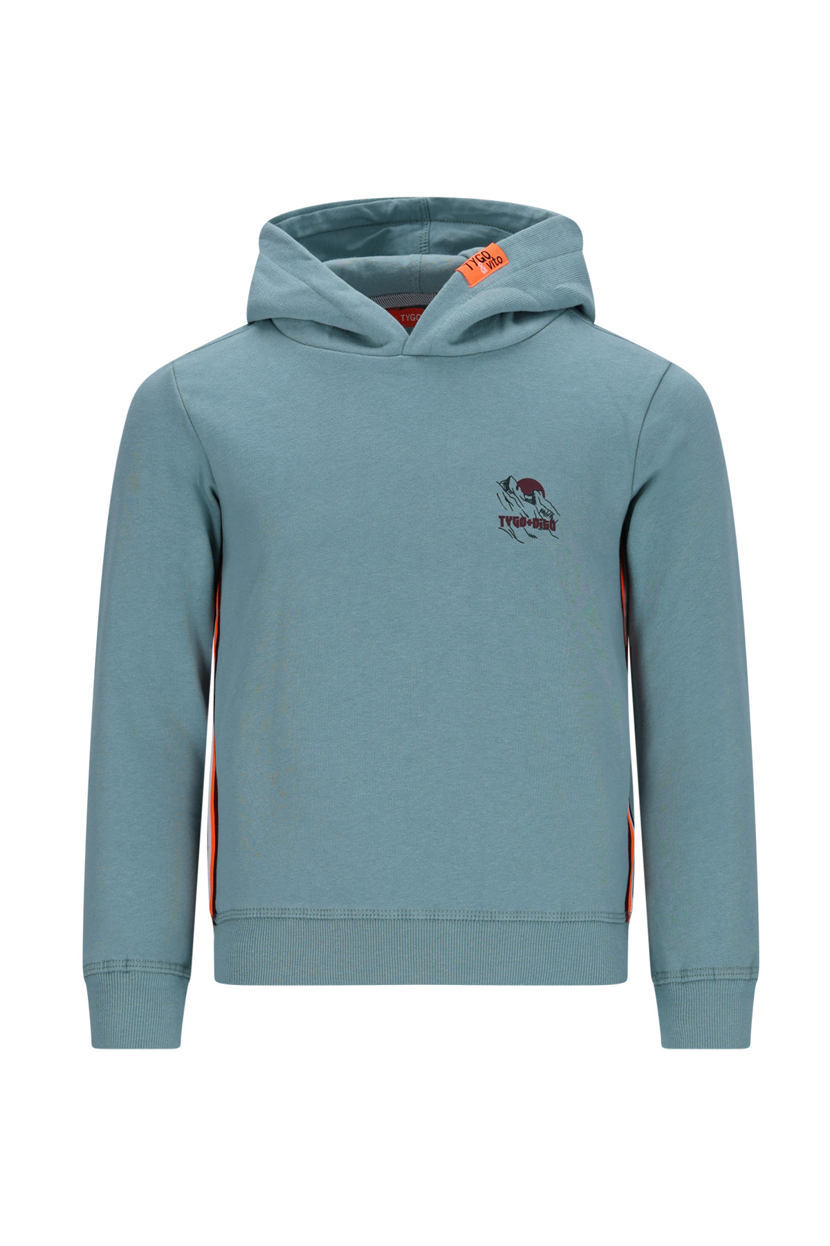 Tygo & Vito hoody Hank mineral blue