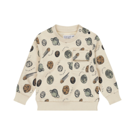 Dirkje sweater loose fit pebble