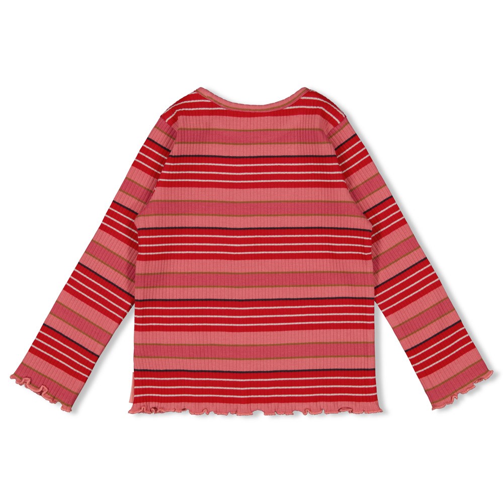 Jubel longsleeve rib streep Queen of Hearts