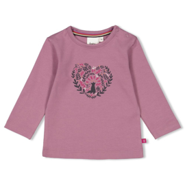 Feetje longsleeve lila Forest Fancy