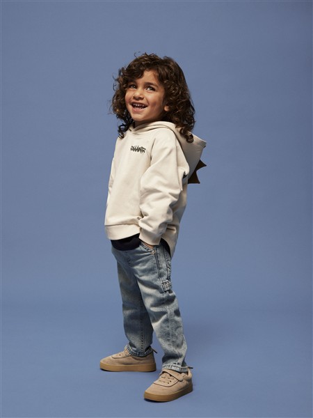 Name It Bentu hooded top pumice stone