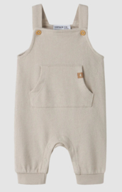 Name it baby Larsen sweat overall peyote melange