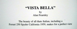 Ferrari 250 Spyder California 1959 " Vista Bella "