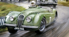 Jaguar XK120 #7 - Stirling Moss - Winner Dundrod 1950