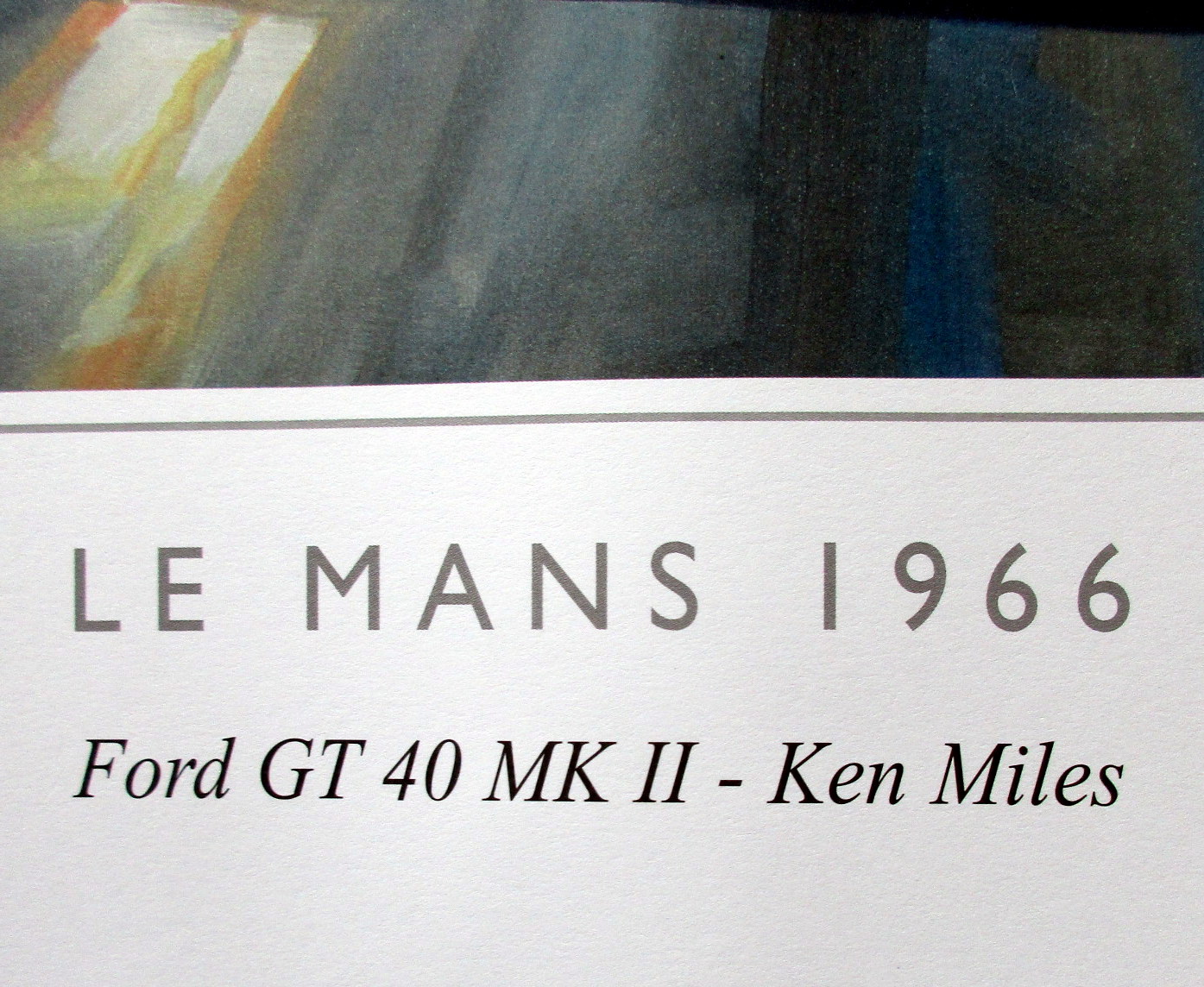 Ford GT40 MK II #1 - Ken Miles - Le Mans 1966