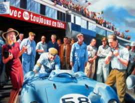 "la belle équipe" Bonnet Team Panhard (Matra) With Paul Armagnac - Le Mans 1955