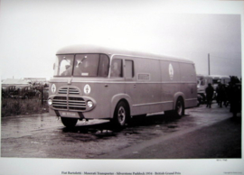 Fiat - Maserati Transporter - Silverstone Paddock 1954 - British Grand Prix