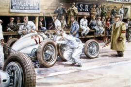 Mercedes-Benz W125 #8 - von Brauchitsch/Lang  - Bremgarten Swiss Grand Prix 1937
