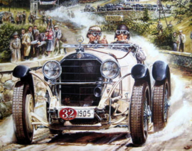 Mercedes Winner Semmering Hillclimbrace - 1905 Winner : Braun.