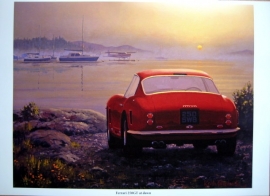 Ferrari 250GT At Dawn - limited Edition 30 pcs. Worldwide - Artist : Keith Woodcock