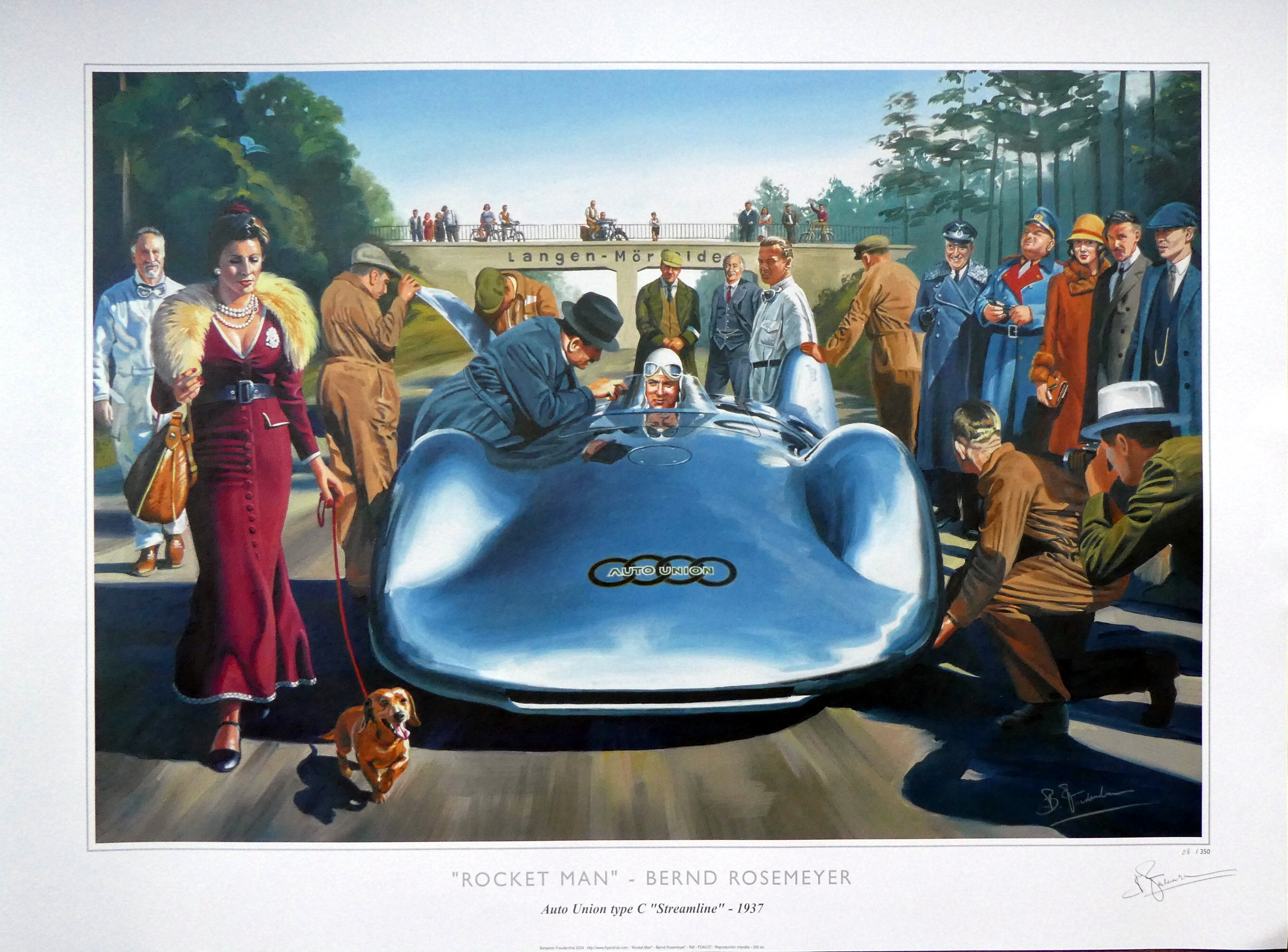 Auto-Union Type C Berndt Rosemeyer - Speed Record Autobahn 1937