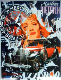 L angelo azzurro/ Der Blaue Engel  - Mercedes-Benz Art Print (Mercedes-Benz 770 1930/38)