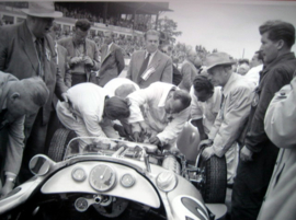 German Grand Prix 1954 Nürburgring - Mercedes-Benz W196 #18 (Fangio Winner) with : A.Neubauer/R.Uhlenhaut/F.Nallinger