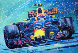 Red Bull RB 13 - 2017 - Max Verstappen (Orginal Painting)