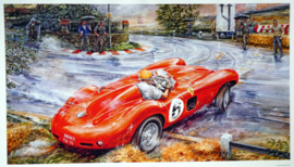 Ferrari 315 S Scaglietti #6 Test Mille Miglia 1957