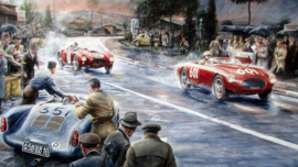 Ferrari 250 MM #601 Biondetti/Lancia D40 #602 Ascari - Mille Miglia 1954