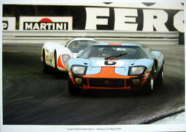Le Mans 24h 1969 - Winning Ford GT40 #6 - Ickx/Oliver