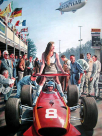 "La Ragazza di Monza" Ferrari 312 #8/Jacky Ickx 1968