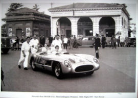 Mille Miglia 1955 Start Brescia - Mercedes-Benz 300 SLR #722 - Moss/Jenkinson Winners