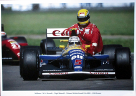 Williams FW14 Renault - Nigel Mansell - Winner British Grand Prix 1991 - Lift Senna