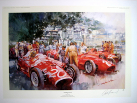 "Maserati Team" Monaco Grand Prix 1956 - Maserati 250F,s Featuring Stirling Moss