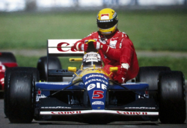 Williams FW14 Renault - Nigel Mansell - Winner British Grand Prix 1991 - Lift Senna