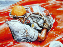 Ferrari 315 S Scaglietti #6 Test Mille Miglia 1957