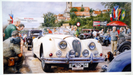 Jaguar XK120 White 1954 Bohemian Rally