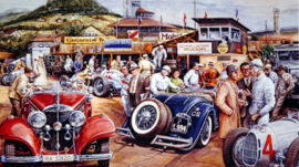 Arrival of the teams and drivers - Grand Prix Nürburgring 1934