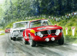 Alfa Romeo 1600 GTA - Pinto/Demoulin - 24 uur Francorchamps 1966