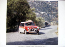 Mini Cooper S #177 R.Aaltonen/H.Liddon Winners Rally Monte Carlo 1967