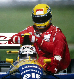 Williams FW14 Renault - Nigel Mansell - Winner British Grand Prix 1991 - Lift Senna