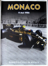 Lotus-Renault #12 JPS - Ayrton Senna Monaco Grand Prix 1986