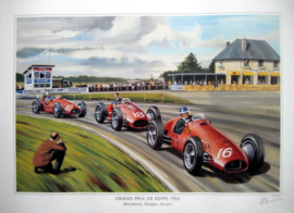 "Grand Prix de Reims 1953" Hawthorn/Fangio/Ascari - Ferrari