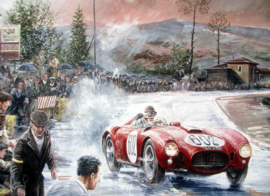 Ferrari 250 MM #601 Biondetti/Lancia D40 #602 Ascari - Mille Miglia 1954