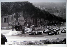 Start Monaco Grand Prix 1961 - Lotus-Climax #20 Stirling Moss (Winner)