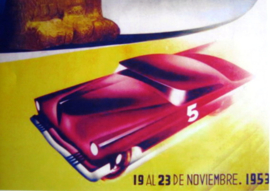 Poster Carrera Panamericana 1953