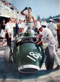 " Rock'n Roll Pit Stop " Grand Prix de Monza 1957 - Stirling Moss