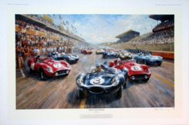 Jaguar D-Type #3 Bueb/Flockhart Winners Le Mans 1957