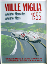 Mercedes-Benz 300 SLR #722 - Stirling Moss/Dennis Jenkingson Winners Mille Miglia 1955