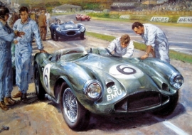 "Feltham Flyers" Aston Martin DB3S - Savadori/Brooks Goodwood 1956