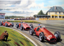 "Grand Prix de Reims 1953" Hawthorn/Fangio/Ascari - Ferrari