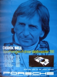 Poster/Affiche : Derek Bell - Sportwagen-Fahrer-Weltmeister 1986