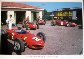 Ferrari 156 Dino F1 (Shark Nose) Paddock Italian Grand Prix 1962 Monza