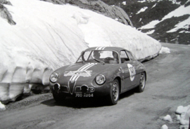 Alfa Romeo Giulietta Sprint Zagato - J.Rolland - Coupe Des Alpes 1961